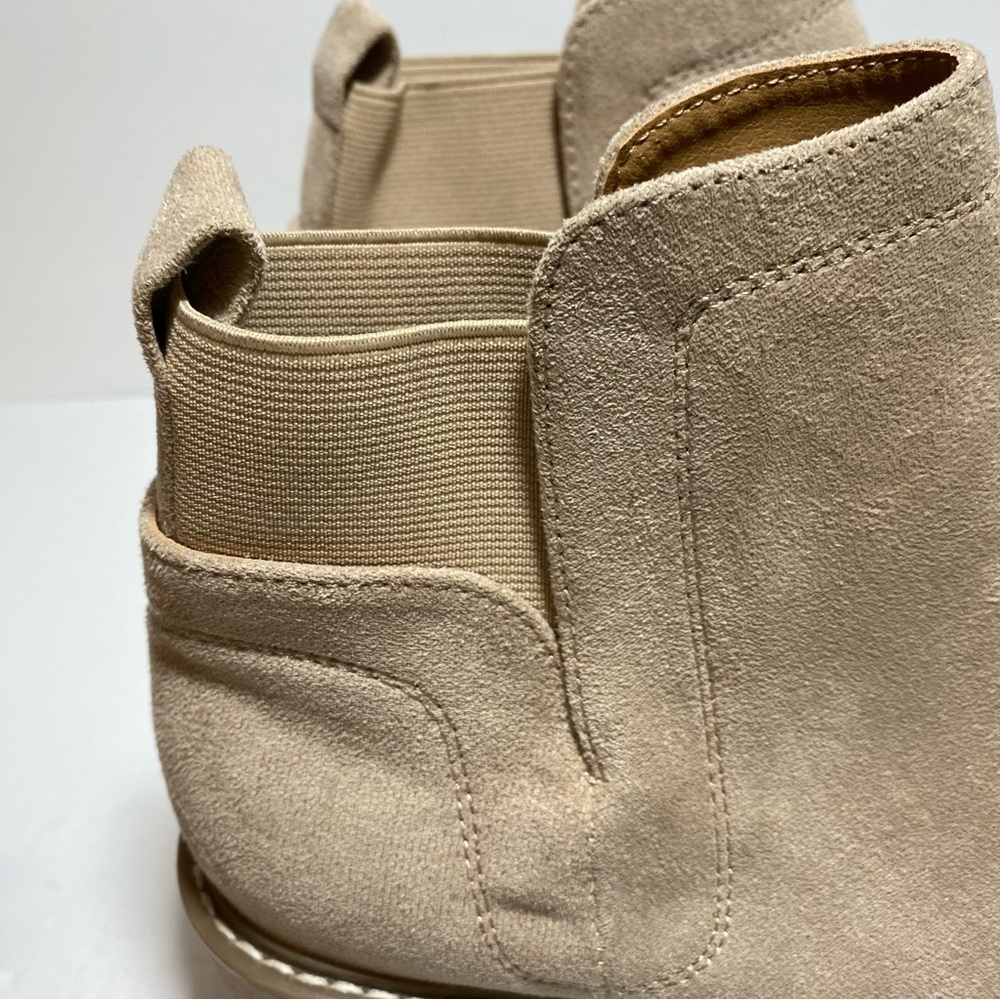 Dolce Vita Rango Faux Suede Ankle Boots Wedge Booties Lug Sole Women’s Size 9 - Picture 9 of 14